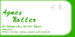 agnes moller business card
